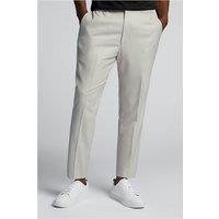 Limehaus Relaxed Fit Putty Drawstring Men's Trousers. Beige by Suit Direct