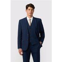 Blue Men's Tailored Fit Suit Jacket