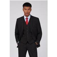 Black Men's Tailored Fit Suit Jacket