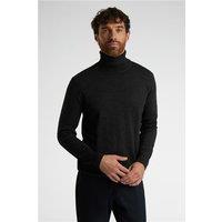 Limehaus Merino Knit Roll Neck Jumper Grey