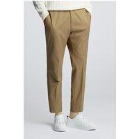 Limehaus Relaxed Fit Tobacco Drawstring Men's Trousers, Brown