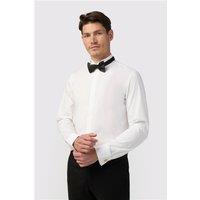 Limehaus White Mens Regular Fit Shirt, Long Sleeve