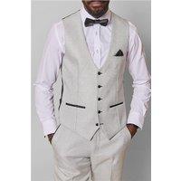 Marc Darcy Slim Fit Spencer Stone Waistcoat by Suit Direct