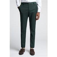 Farah Slim Fit Austin Green Flannel Men's Suit Trousers by Suit Direct