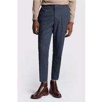 Farah Slim Fit Byers Airforce Blue Flannel Men's Trousers
