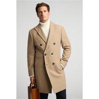 Alexandre Cashmere Blend Oatmeal Overcoat