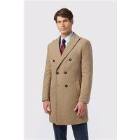 Alexandre Cashmere Blend Oatmeal Overcoat