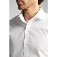 Limehaus White Mens Regular Fit Shirt, Long Sleeve