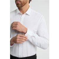 Limehaus White Mens Shirt, Long Sleeve, Slim fit