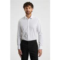 Limehaus White Mens Shirt, Long Sleeve, Slim fit
