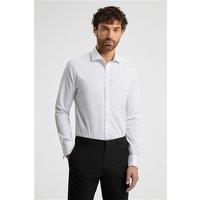 Limehaus White Mens Shirt, Long Sleeve, Slim fit, Double Cuff