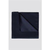 Limehaus Navy Blue Plain Pocket Square 0 Navy Blue