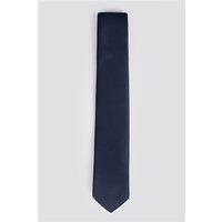 Limehaus Regular Plain Navy Blue Tie Navy Blue