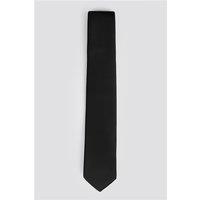Limehaus Regular Plain Black Tie Black