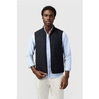Melka Navy Blue Zip Through Gilet
