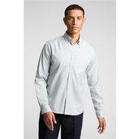 Melka Grey Button Down Collar Overshirt