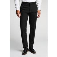 Limehaus Slim Fit Black Stretch Men's Suit Trousers