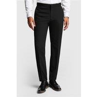 Limehaus Slim Fit Black Stretch Men's Suit Trousers