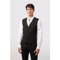 Limehaus Slim Fit Black Stretch Waistcoat