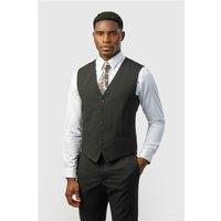 Limehaus Slim Fit Black Stretch Waistcoat