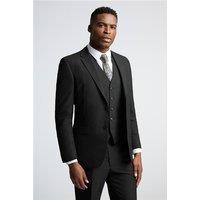 Limehaus Regular Fit Black Stretch Men's Suit Jacket