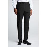 Limehaus Regular Fit Black Stretch Men's Suit Trousers