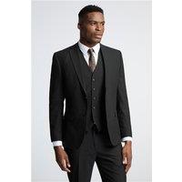 Limehaus Tailored Fit Black Stretch Men's Suit Jacket