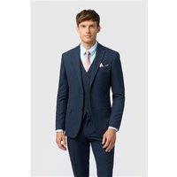 Limehaus Slim Fit Navy Blue Stretch Men's Suit Jacket