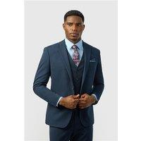Limehaus Slim Fit Navy Blue Stretch Men's Suit Jacket