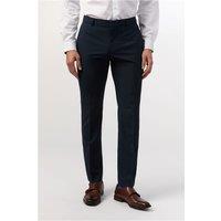 Limehaus Slim Fit Navy Blue Stretch Men's Trousers