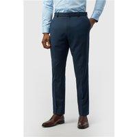 Limehaus Slim Fit Navy Blue Stretch Men's Trousers