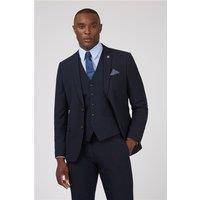 Limehaus Regular Fit Navy Blue Stretch Men's Suit Jacket