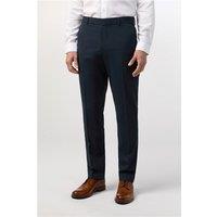 Limehaus Regular Fit Navy Blue Stretch Men's Trousers