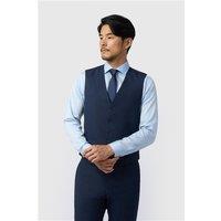 Limehaus Regular Fit Navy Blue Stretch Waistcoat