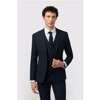 Limehaus Skinny Fit Navy Blue Stretch Men's Suit Jacket