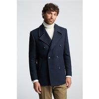 Melka Slim Fit Navy Blue Peacoat