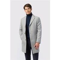 Melka Slim Fit Light Grey Coat