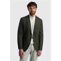 Melka Green Herringbone Mens Slim Fit Casual Formal Blazer