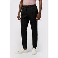 Melka Black Drawstring Men's Trousers
