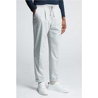 Melka Grey Drawstring Men's Trousers with Turn Up by Suit Direct