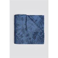 Limehaus Blue Winter Floral Pocket Square by Suit Direct