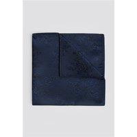 Limehaus Blue Abloom Pocket Square by Suit Direct