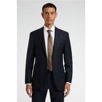 Racing Green Regular Fit Navy Blue Wool Stretch Men's Suit Jacket by Suit Direct