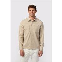 Melka Oatmeal Jersey Overshirt