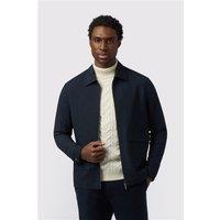 Melka Navy Blue Zipped Jacket
