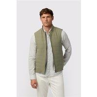 Melka Olive Zip Through Gilet