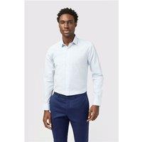 Limehaus Blue Mens Shirt, Long Sleeve, Slim fit