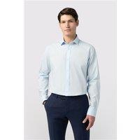 Limehaus Blue Mens Regular Fit Shirt, Long Sleeve, Stretch Fabric