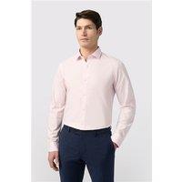 Limehaus Pink Mens Shirt, Long Sleeve, Slim fit, Stretch Fabric