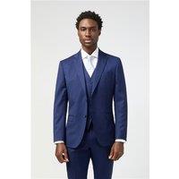 Alexandre Tailored Fit Italian Super 110's Blue Twill Men's Suit Jacket